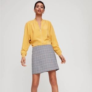 Oak and Fort A-Line Mini Skirt